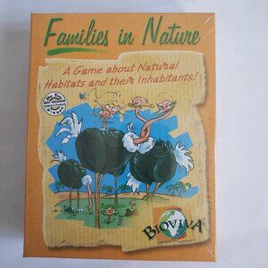 Families in Nature primary Home School Natural Habitats Educational Card Game